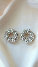 Load image into Gallery viewer, 14 Karats Gold Plated Vintage Geometric Stud Earrings, Pearls Earringsz

